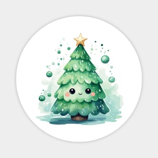 Kawaii Christmas Tree Magnet